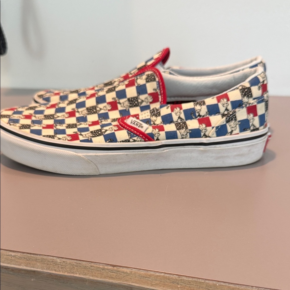 Vans Kids Checkered Slip-On Shoes - Marvel fans - Picture 2 of 6